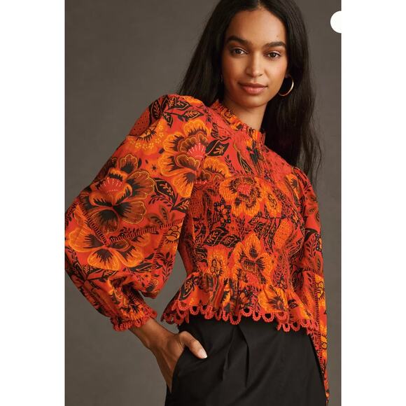 Farm Rio Garden Bloom Blouse size XXS - Picture 1 of 8